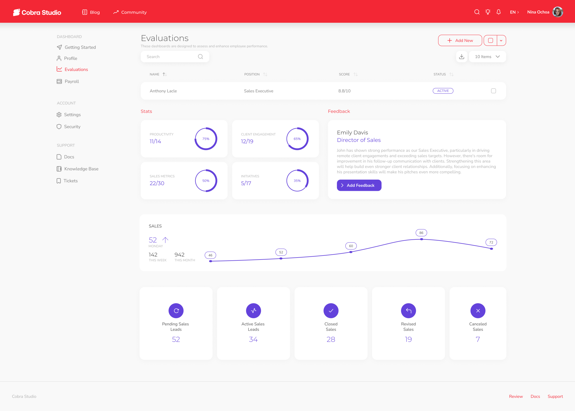 Cobra Studio Intranet, imagen 2